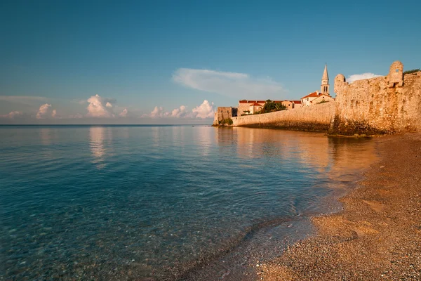Castle of old town in Budva, Montenegro — Stock Photo, Image