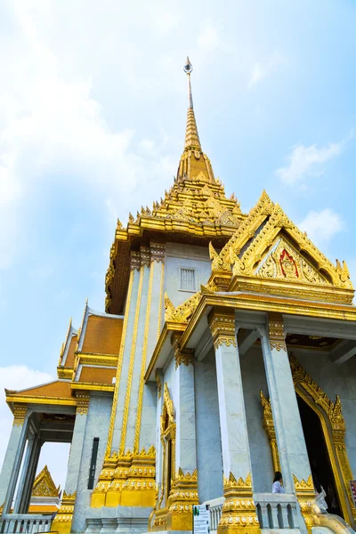 Wat Trimit, Bangkok, Thaïlande. Célèbre pour son gigantesque, trois-moi — Photo