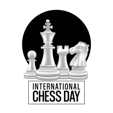 Uluslararası satranç günü kutlamaları, satranç taşları