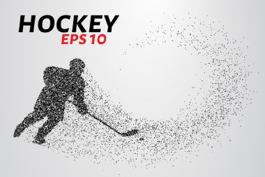 Hokey oyuncusu parçacıkların
