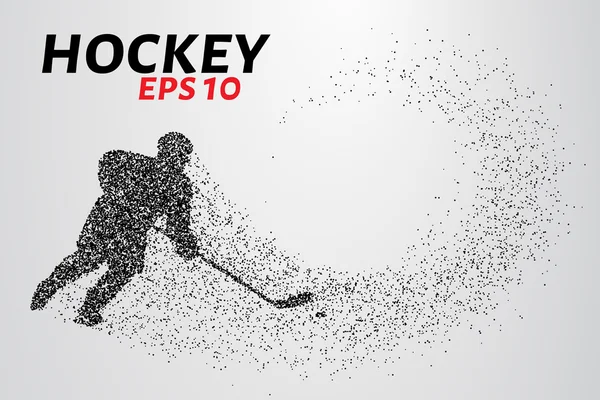 Hokey oyuncusu parçacıkların