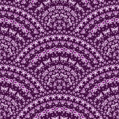 Vector seamless pattern with fish scale layout. Pattern for printing on fabric.