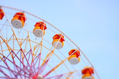 Ferris wheel in Tyumen clipart