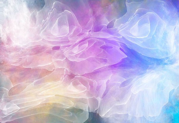 пастельно размытый красочный абстрактный фон градиентного цвета. Омбре