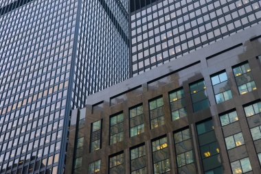 Şehir, Toronto, Ontario, Kanada aşağı sokak görünümü