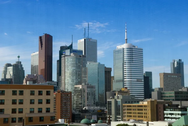 Uitzicht op straat, stad, Toronto, Ontario, Canada — Stockfoto