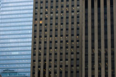 Şehir, Toronto, Ontario, Kanada aşağı sokak görünümü