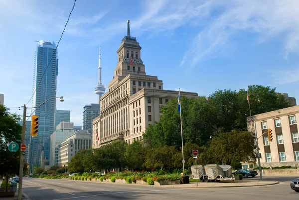 Utcára néző, down town, Toronto, Ontario, Kanada — Stock Fotó
