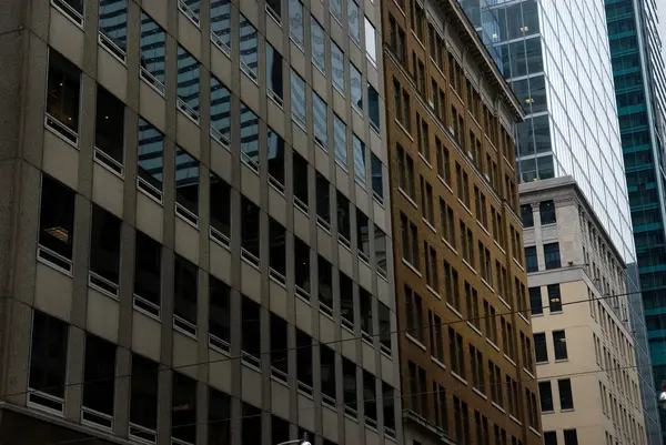 Vista de rua, no centro da cidade, Toronto, Ontário, Canadá — Fotografia de Stock