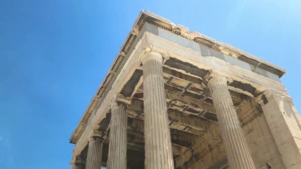 Руїни Акрополя — стокове відео