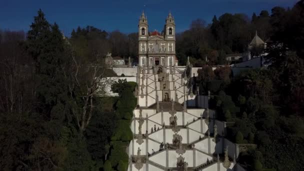 Bom Jesus Church Braga Portugal — Vídeo de stock
