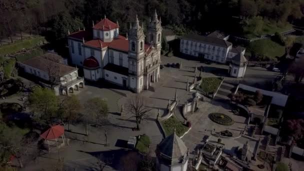 Bom Jesus Church Braga Portogallo — Video Stock