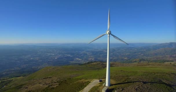 Energia Eólica Portugal — Vídeo de Stock