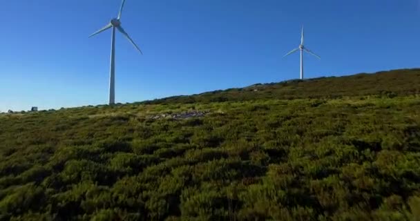 Energia Eólica Portugal — Vídeo de Stock