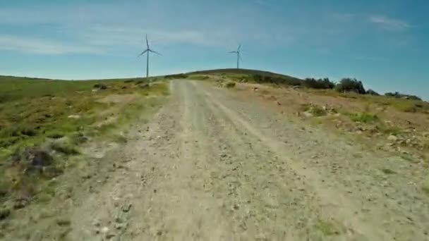 Energia Eólica Portugal — Vídeo de Stock