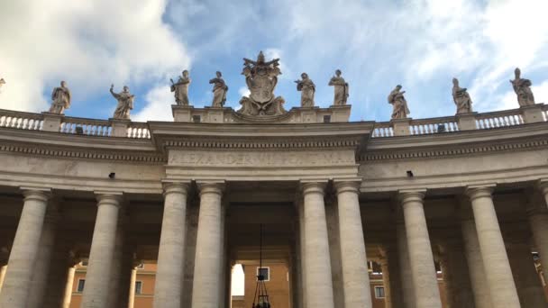 Praça São Pedro Vaticano Itália — Vídeo de Stock