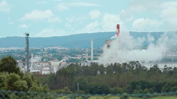 工場煙汚染タイムラプス07 — ストック動画