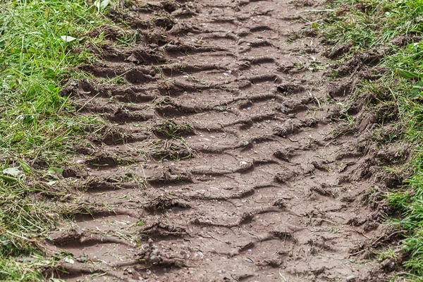 Traktorspuren — Stockfoto