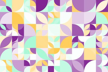 Sanatsal geometrik soyut modern iş renkli arka plan duvar kağıdı tasarımı deseni