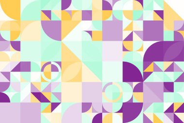 Sanatsal geometrik soyut modern iş renkli arka plan duvar kağıdı tasarımı deseni