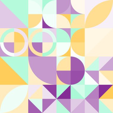 Sanatsal geometrik soyut modern iş renkli arka plan duvar kağıdı tasarımı deseni