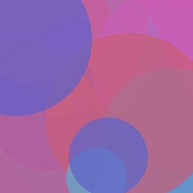 Sanatsal geometrik soyut çemberler modern iş rengarenk duvar kağıdı tasarımı deseni