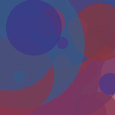 Sanatsal geometrik soyut çemberler modern iş rengarenk duvar kağıdı tasarımı deseni