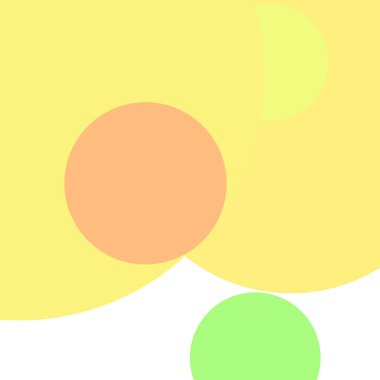 Sanatsal geometrik daireler modern iş rengarenk duvar kâğıdı desenli siyah arkaplan