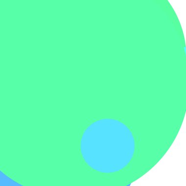 Sanatsal geometrik daireler modern iş rengarenk duvar kâğıdı desenli siyah arkaplan