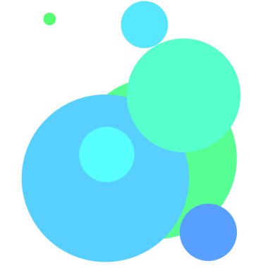 Sanatsal geometrik daireler modern iş rengarenk duvar kâğıdı desenli siyah arkaplan