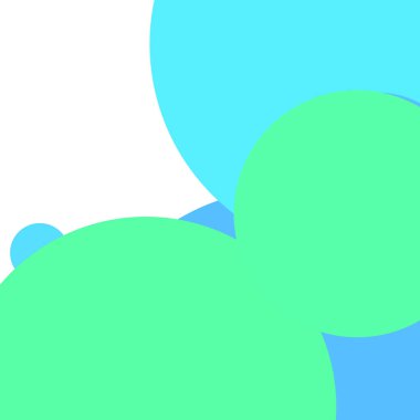 Sanatsal geometrik daireler modern iş rengarenk duvar kâğıdı desenli siyah arkaplan