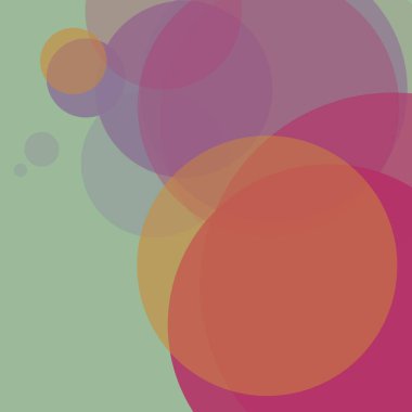 Basit daireler sanatsal iş renkli duvar kağıdı tasarımı