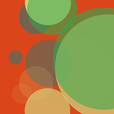 Basit daireler sanatsal iş renkli duvar kağıdı tasarımı