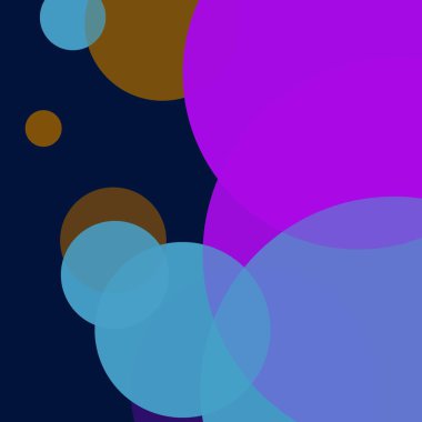 Basit daireler sanatsal iş renkli duvar kağıdı tasarımı