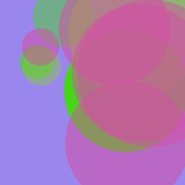 Basit daireler sanatsal iş renkli duvar kağıdı tasarımı