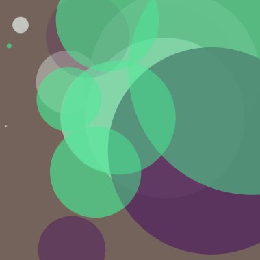 Basit daireler sanatsal iş renkli duvar kağıdı tasarımı