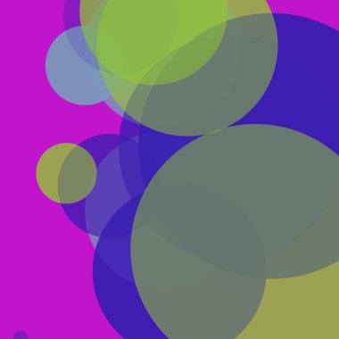 Basit daireler sanatsal iş renkli duvar kağıdı tasarımı