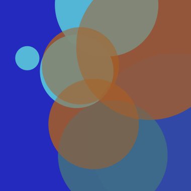 Basit daireler sanatsal iş renkli duvar kağıdı tasarımı