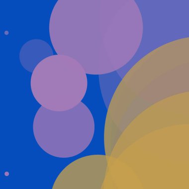 Basit daireler sanatsal iş renkli duvar kağıdı tasarımı