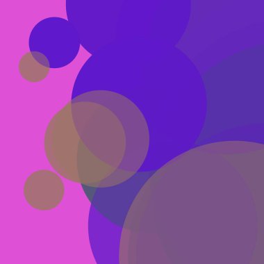 Basit daireler sanatsal iş renkli duvar kağıdı tasarımı