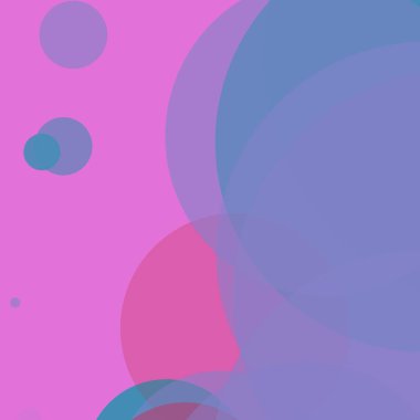 Basit daireler sanatsal iş renkli duvar kağıdı tasarımı