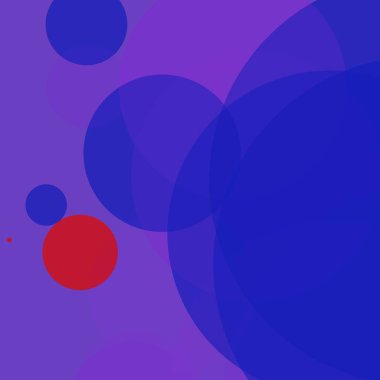 Basit daireler sanatsal iş renkli duvar kağıdı tasarımı