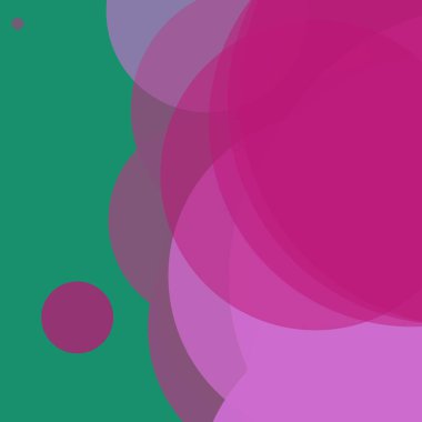 Basit daireler sanatsal iş renkli duvar kağıdı tasarımı