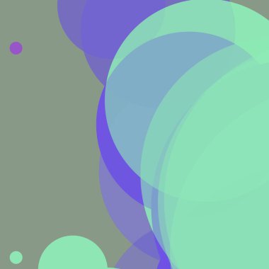 Basit daireler sanatsal iş renkli duvar kağıdı tasarımı