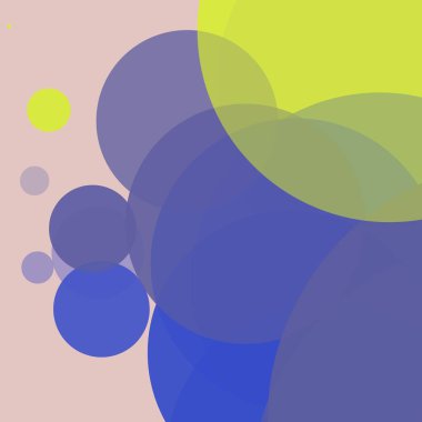 Basit daireler sanatsal iş renkli duvar kağıdı tasarımı