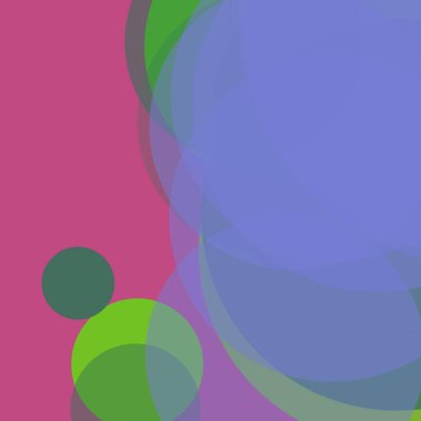 Basit daireler sanatsal iş renkli duvar kağıdı tasarımı