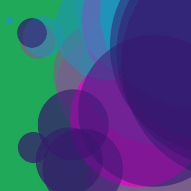 Basit daireler sanatsal iş renkli duvar kağıdı tasarımı