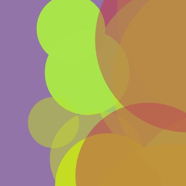 Basit daireler sanatsal iş renkli duvar kağıdı tasarımı