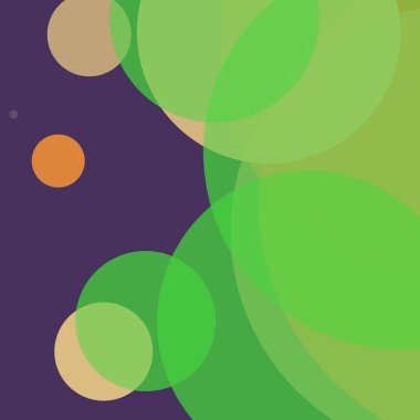 Basit daireler sanatsal iş renkli duvar kağıdı tasarımı