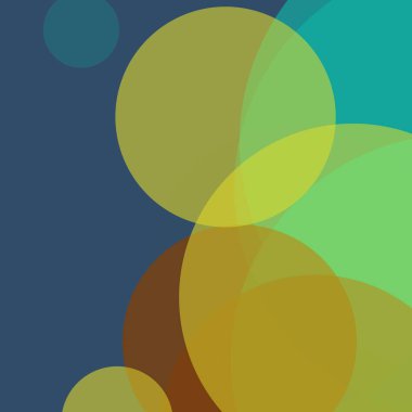 Basit daireler sanatsal iş renkli duvar kağıdı tasarımı